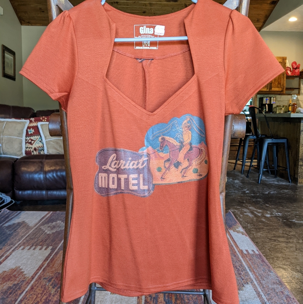 Orange "Gina" Top